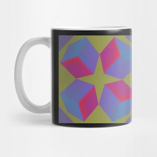 Digital Cube Pattern Two Mug